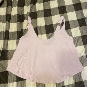 Light pink free people tank top